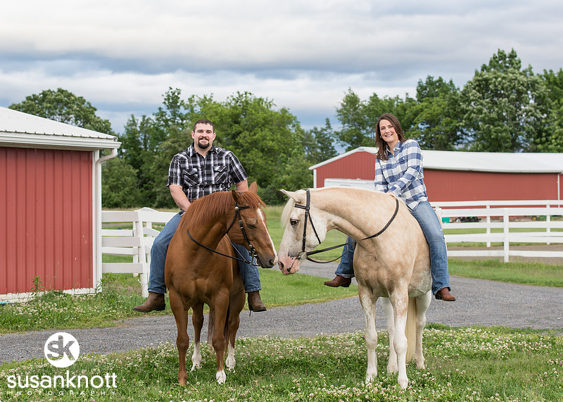 "Engagement photos, Clifton Park, NY", "Wedding Engagement pictures", "horse photo", "love"